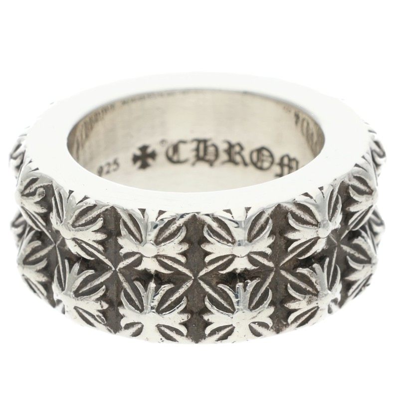 Chrome Hearts PETE PUNK DOUBLE Silver Ring Size JP 22