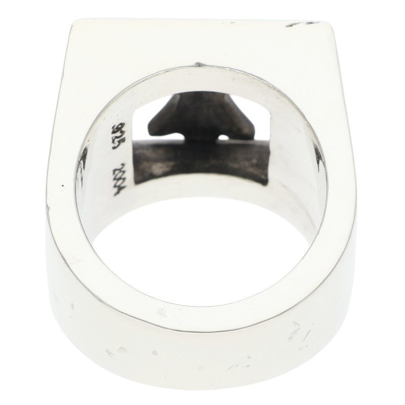 Chrome Hearts LETTER BLOCK CH Plus Silver Ring Size JP 22