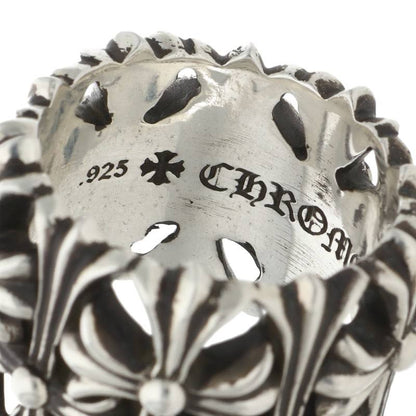 Chrome Hearts Cemetery Cross Silver Ring Size JP 23