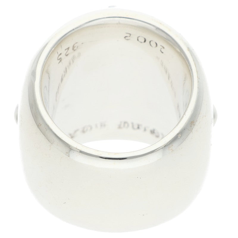 Chrome Hearts CLASSIC OVAL Cross Silver Ring Size JP 16.5