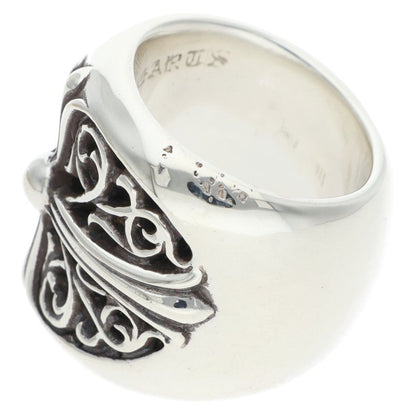 Chrome Hearts CLASSIC OVAL Cross Silver Ring Size JP 16.5