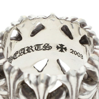 Chrome Hearts Cemetery Cross Silver Ring Size JP 18.5