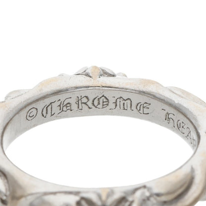 Chrome Hearts 18K SBT Band White Gold Ring Size JP 18.5