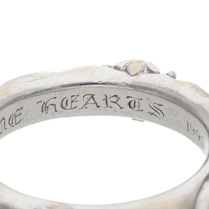 Chrome Hearts 18K SBT Band White Gold Ring Size JP 18.5