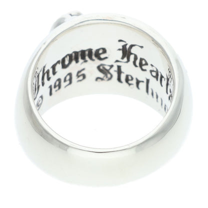 Chrome Hearts HEART IN BAND Sterling Silver Ring Size JP 9