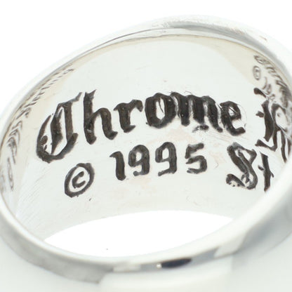 Chrome Hearts HEART IN BAND Sterling Silver Ring Size JP 9