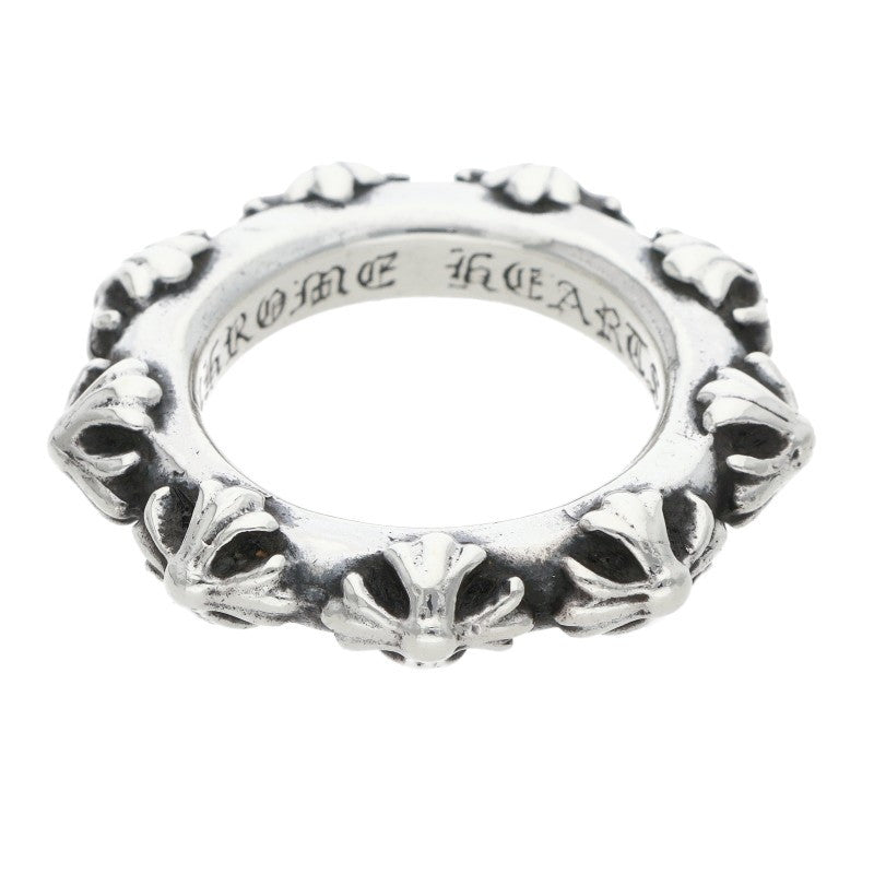Chrome Hearts Cross Band Silver Ring Size JP 17