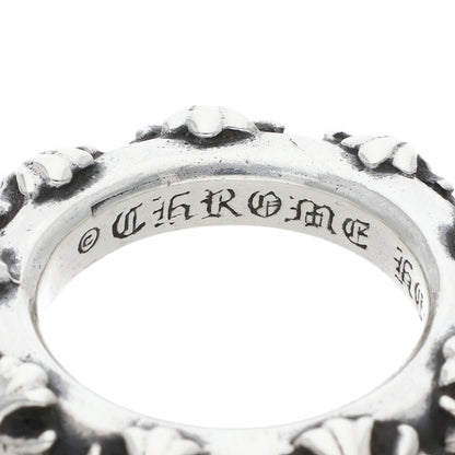 Chrome Hearts Cross Band Silver Ring Size JP 17