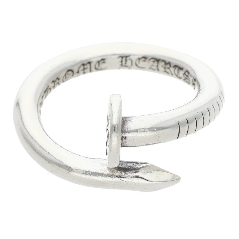 Chrome Hearts NAIL FLAT Silver Ring Size JP 13