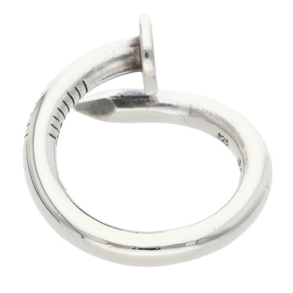 Chrome Hearts NAIL FLAT Silver Ring Size JP 13