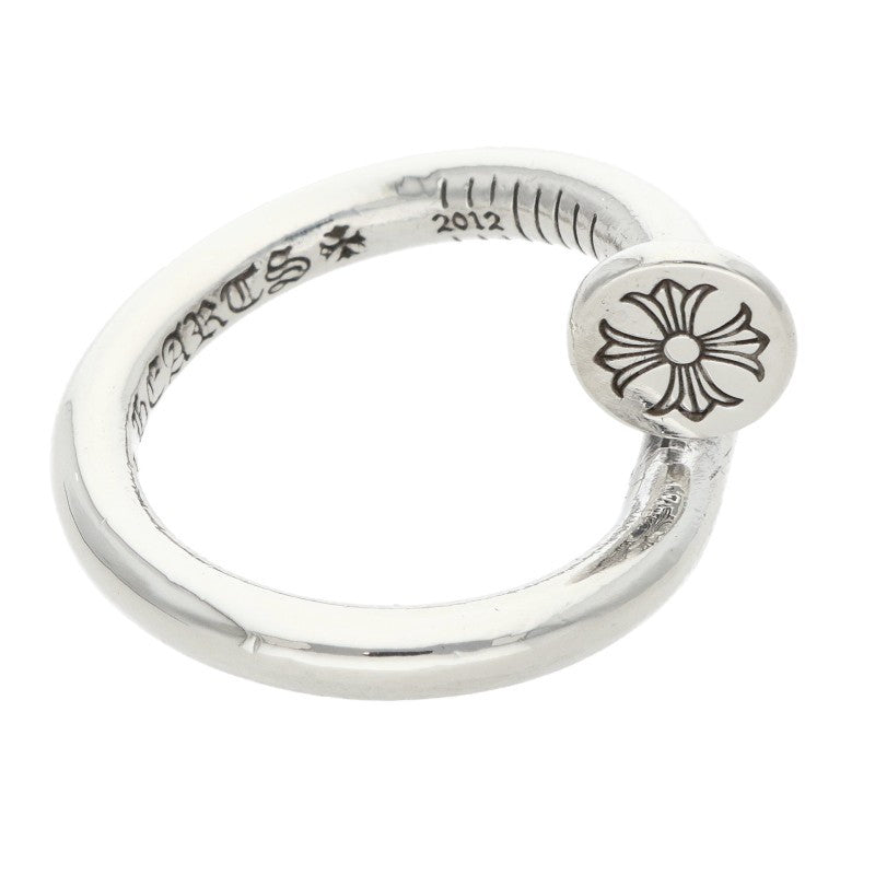 Chrome Hearts NAIL FLAT Silver Ring Size JP 13