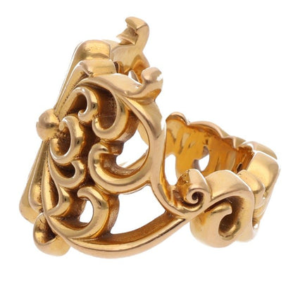 Chrome Hearts 22K Butterfly Wrap Gold Ring Size JP 11