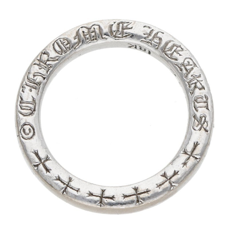 Chrome Hearts 18K WG NTFL White Gold Ring Size JP 5