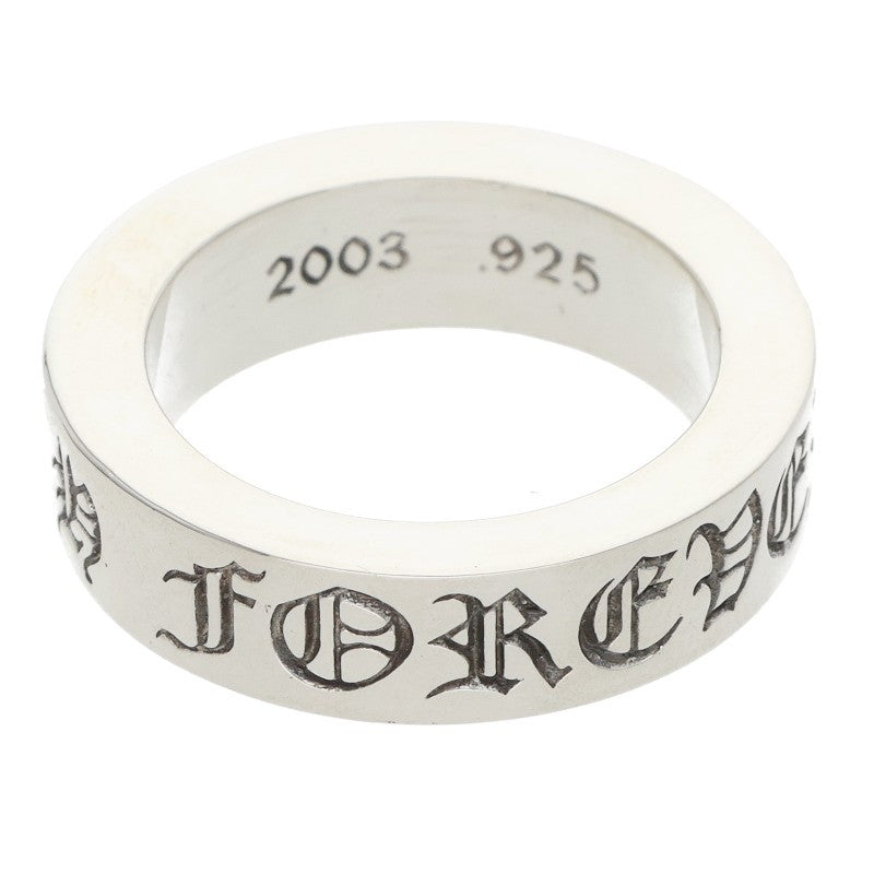 Chrome Hearts 6mm Spacer Forever Silver Ring Size JP 13