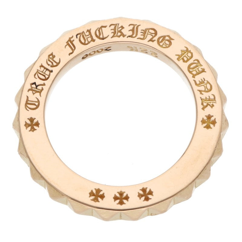 Chrome Hearts 22K TFP PNK BIG Gold Ring Size JP 7