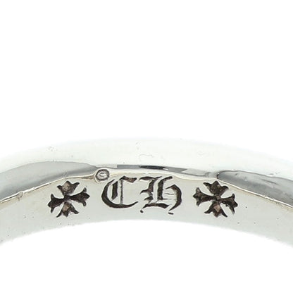 Chrome Hearts DOUBLE DOG PAVE Diamond Silver Ring Size JP 21