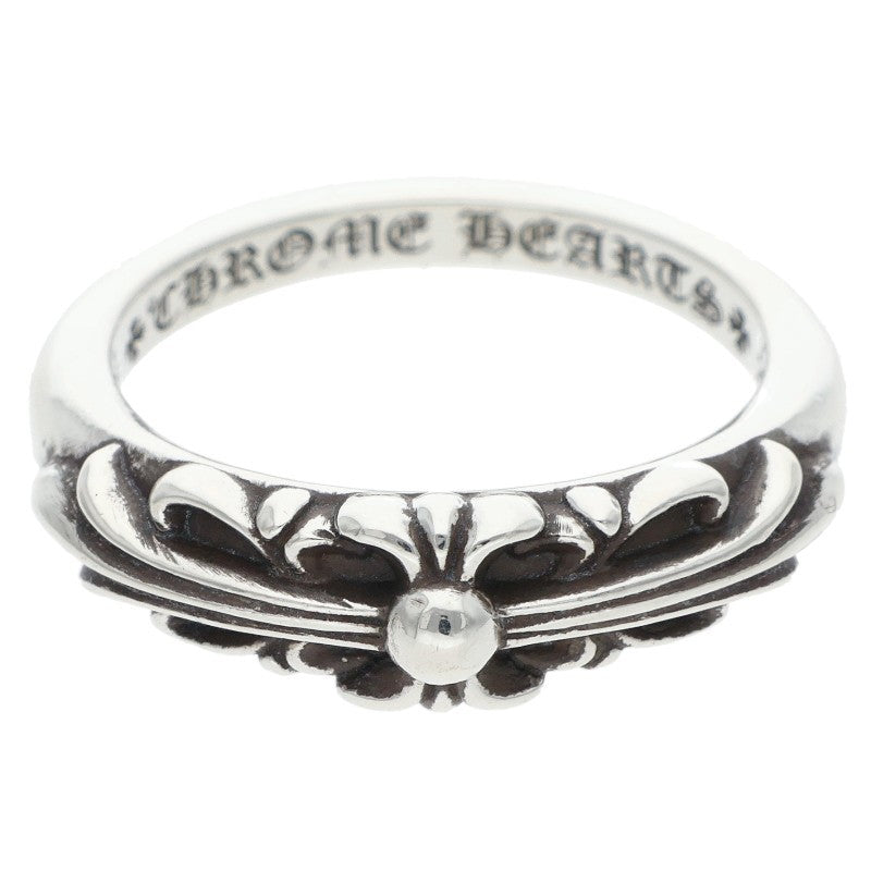 Chrome Hearts Baby Classic Floral Silver Ring Size JP 16.5
