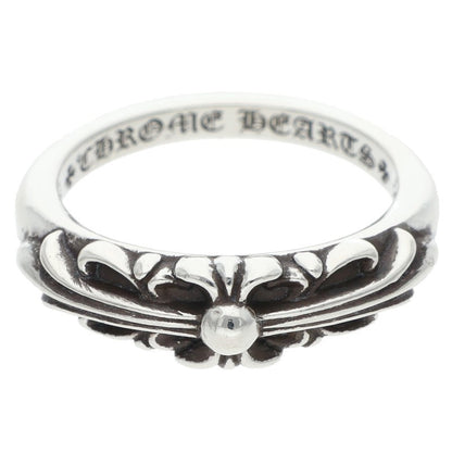 Chrome Hearts Baby Classic Floral Silver Ring Size JP 16.5