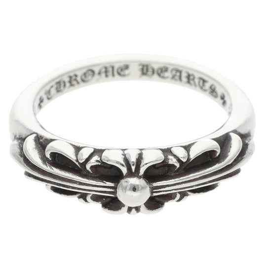 Chrome Hearts Baby Classic Floral Silver Ring Size JP 16.5