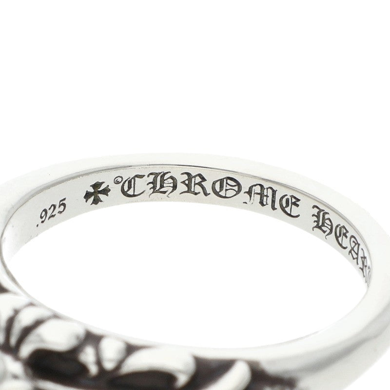 Chrome Hearts Baby Classic Floral Silver Ring Size JP 16.5