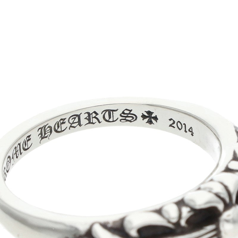 Chrome Hearts Baby Classic Floral Silver Ring Size JP 16.5