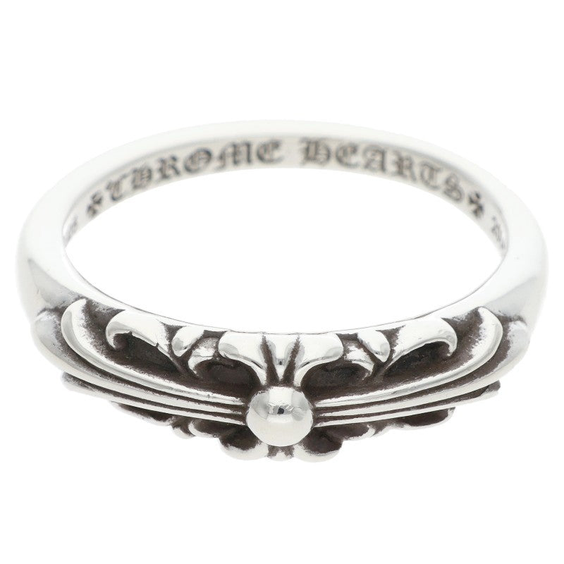 Chrome Hearts BABY CLASSIC Floral Silver Ring Size JP 24