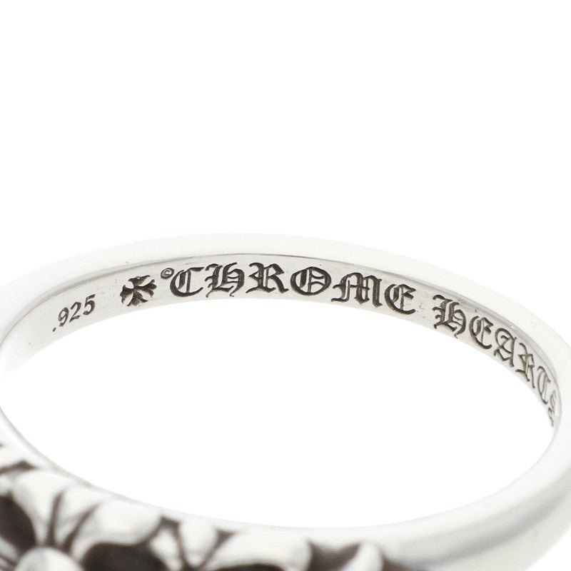 Chrome Hearts BABY CLASSIC Floral Silver Ring Size JP 24