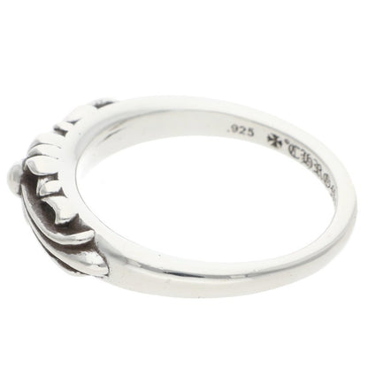 Chrome Hearts BABY CLASSIC Floral Silver Ring Size JP 24