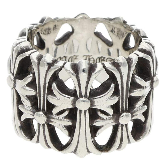 Chrome Hearts Cemetery Cross Silver Ring Size JP 9