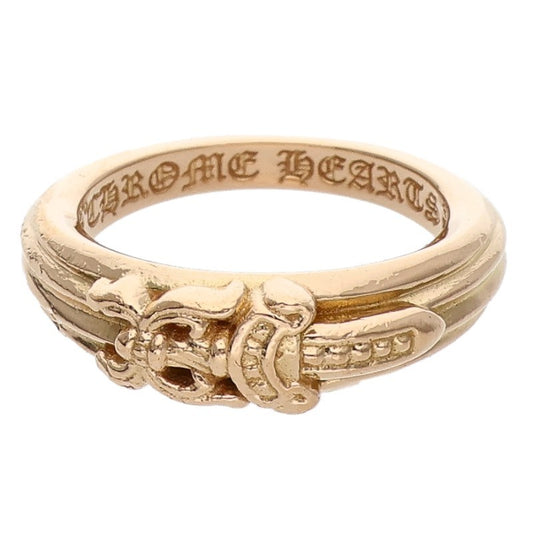 Chrome Hearts 22K Baby Classic Dagger Gold Ring Size JP 6
