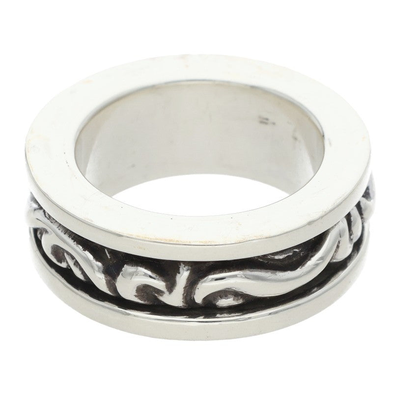 Chrome Hearts RING SPINNER SCROLL 925 Silver Ring Size JP 14