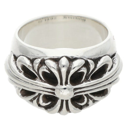 Chrome Hearts FLRL CRS Sterling Silver Ring Size JP 11