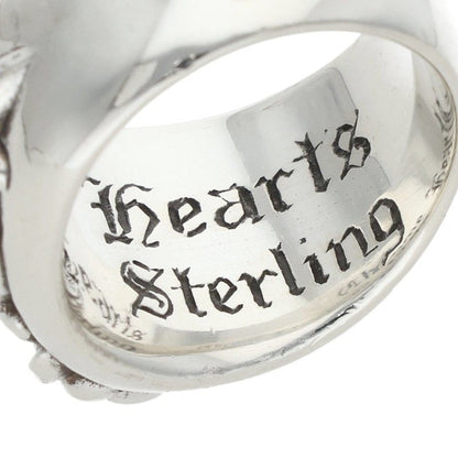 Chrome Hearts FLRL CRS Sterling Silver Ring Size JP 11