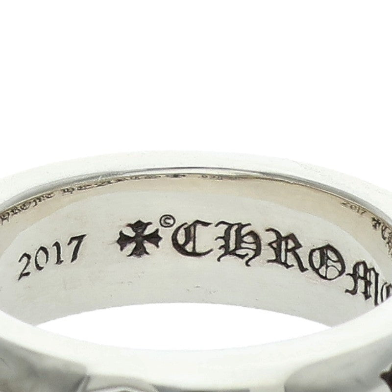 Chrome Hearts NEGATIVE CH PLUS Silver Ring Size JP 5