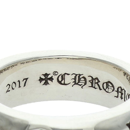 Chrome Hearts NEGATIVE CH PLUS Silver Ring Size JP 5