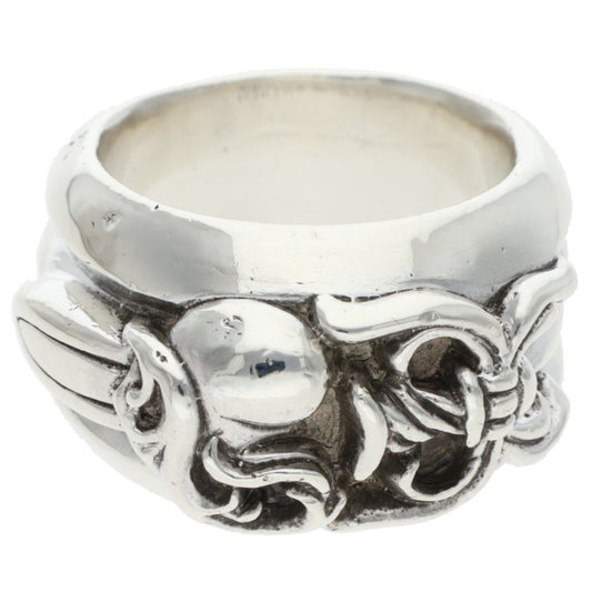 Chrome Hearts Dagger Heart Silver Ring Size JP 21