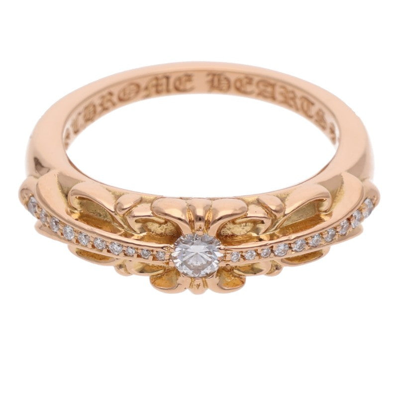 Chrome Hearts 22K Baby Classic PAVE Diamond Ring Size JP 13