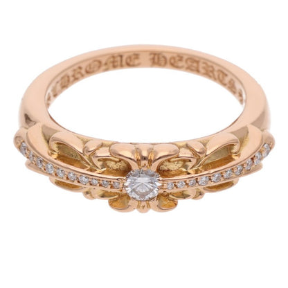 Chrome Hearts 22K Baby Classic PAVE Diamond Ring Size JP 13