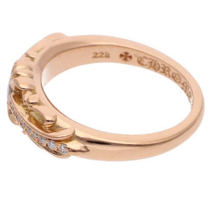 Chrome Hearts 22K Baby Classic PAVE Diamond Ring Size JP 13