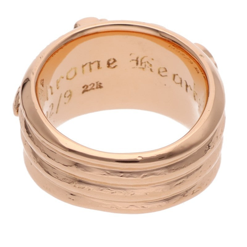 Chrome Hearts 22K Dagger Pave Diamond Gold Ring Size JP 16.5