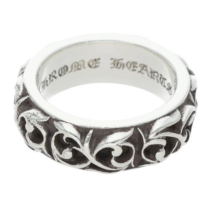 Chrome Hearts Eternity Vine Band Silver Ring Size JP 21