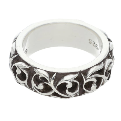 Chrome Hearts Eternity Vine Band Silver Ring Size JP 21