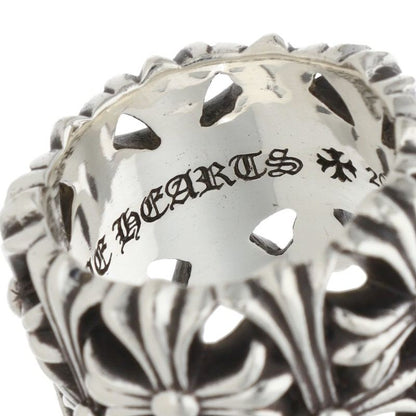 Chrome Hearts Cemetery Cross Silver Ring Size JP 16