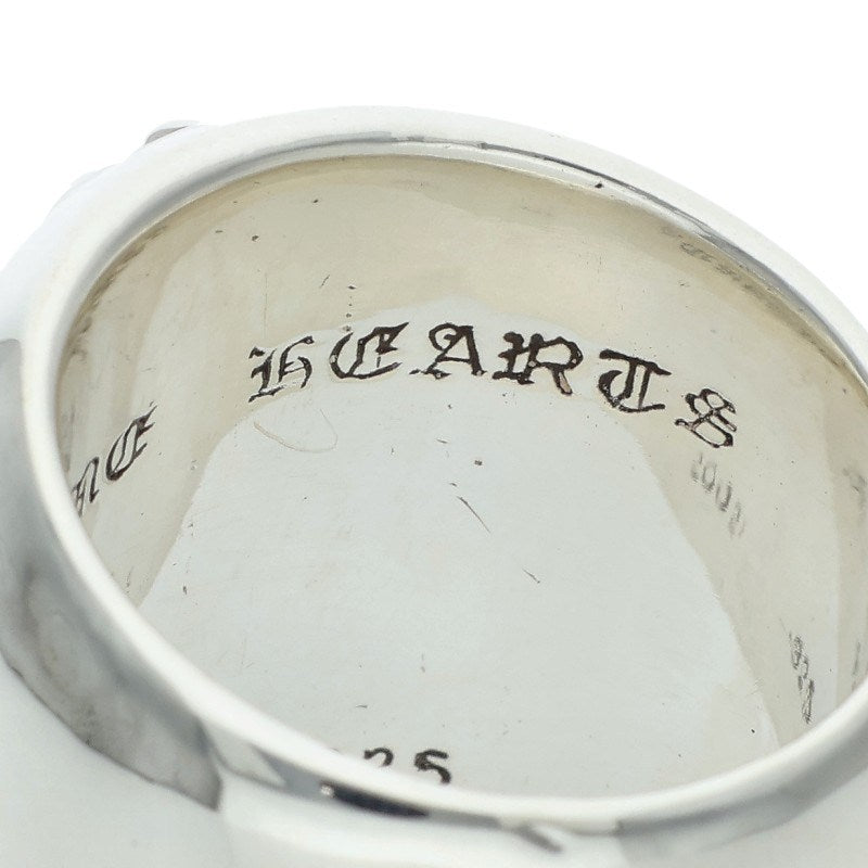Chrome Hearts Classic Oval Cross Silver Ring Size JP 21