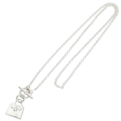 HERMES Amulette Kelly 925 Silver Necklace Size ONE SIZE