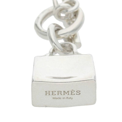 HERMES Amulette Kelly 925 Silver Necklace Size ONE SIZE