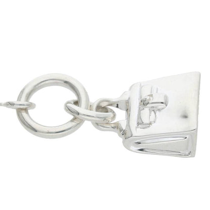HERMES Amulette Kelly 925 Silver Necklace Size ONE SIZE