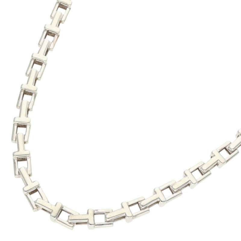 TIFFANY&Co. T Chain Silver Necklace Size ONE SIZE