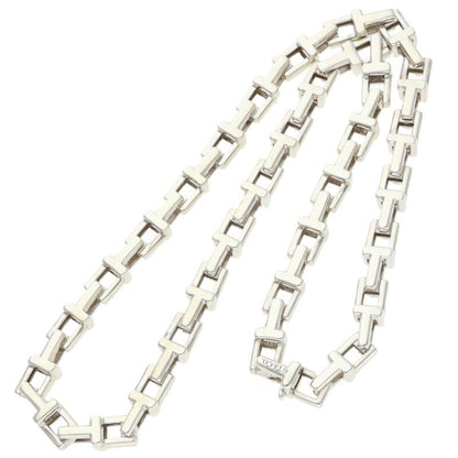 TIFFANY&Co. T Chain Silver Necklace Size ONE SIZE