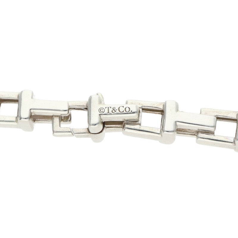 TIFFANY&Co. T Chain Silver Necklace Size ONE SIZE